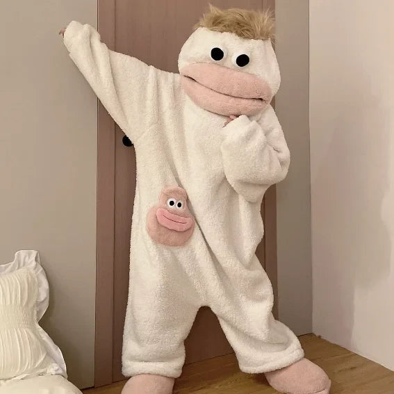 Cartoon Monster Fleece Onesie