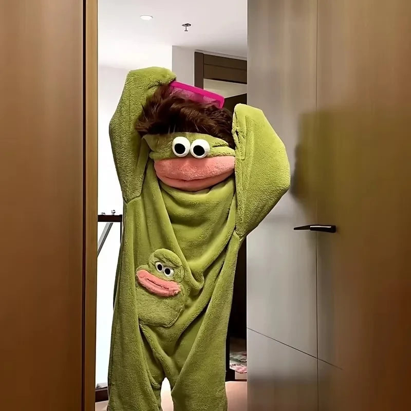 Cartoon Monster Fleece Onesie