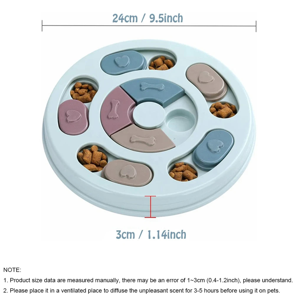 Zyko Slow Feeder Bowl – Anti-Gulping Dog Puzzle Bowl