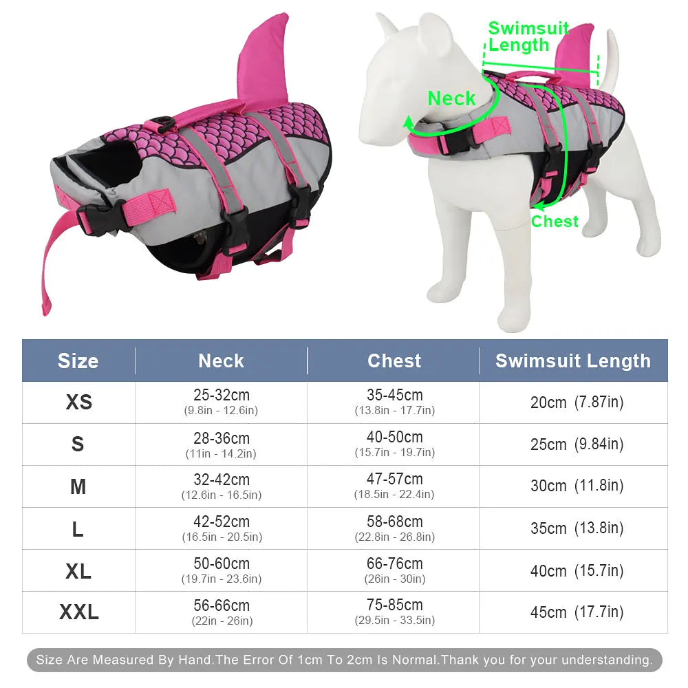 Zyko Shark Swim Vest – Life Jacket for Dogs – view 3