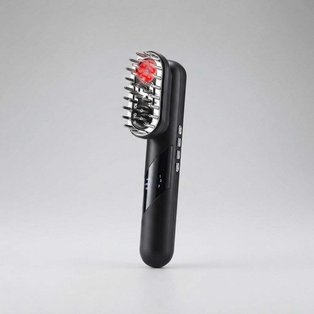 4 In 1 Electric Massage Comb EMS Scalp Massage Red Light Massager Machine Hair Growth Care Loss Hair Comb Full Body Massage